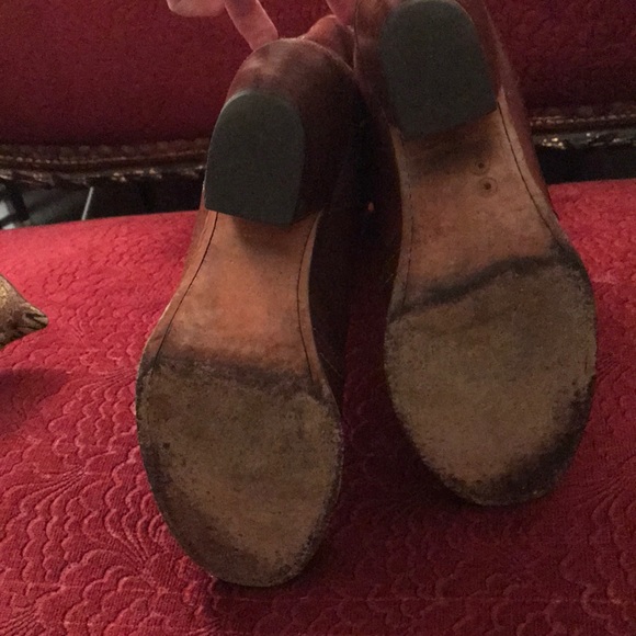 FRYE Jane Tall Leather Boots in Cognac - Picture 6 of 8